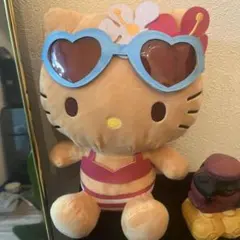 ハローキティ当たりくじ【2等】日焼けキティぬいぐるみ