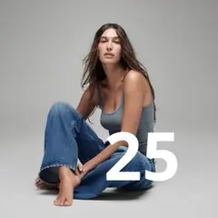 Gap ヘイリー　ローライズ ルーズフィット　25 ミディアムウォッシュのサムネイル