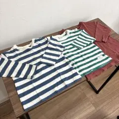 長袖Tシャツ　七分袖Tシャツ　カットソー futafuta 90cm 3枚セット