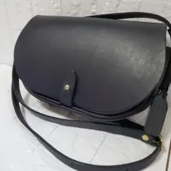 美品 HERZ レザー ショルダーバッグ ミニ 黒