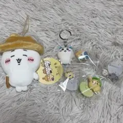 6点セット　ちいかわ　ハチワレ　ぬいぐるみ　マスコット　キーホルダー　チョコサプ