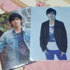 中古☆錦戸亮クリアファイル2枚セット 関ジャニ∞ NEWS