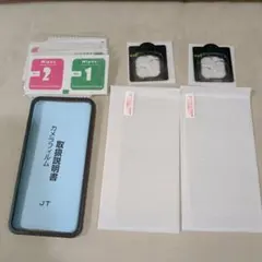 iPhone15pro ガラス・カメラ保護フィルム (各2枚) 【4枚入り】