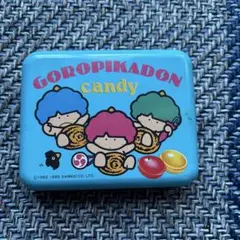 当時物1982年レアレトロ♡サンリオゴロピカドンカンペン（ペンケース） サンリオ ゴロピカドン ペンケース 缶ペン カンペン 筆箱 昭和レトロ