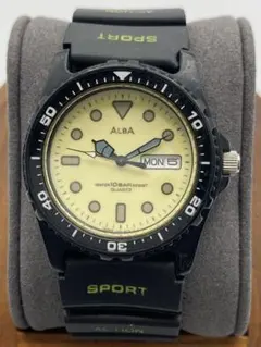 SEIKO ALBA アルバ V533-6B70 クォーツ 不動【406】