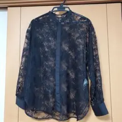 Ropé Picnic ブラックレースシャツ 38