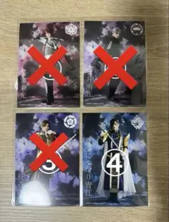 刀剣乱舞 刀ミュ 静かなる夜半の寝ざめ ブロマイド　3枚セット