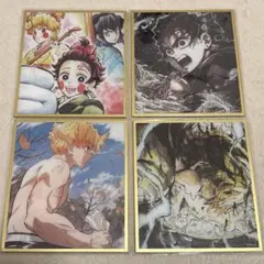 鬼滅の刃 webshopくじ アクリル色紙 炭治郎　善逸　伊之助　かまぼこ隊