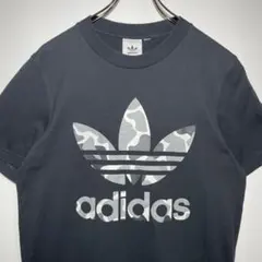 adidas　アディダス　Tシャツ　サイズ実寸　デカロゴ　トレフォイルロゴ　古着