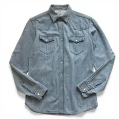 美品 MAISON KITSUNÉ メゾンキツネ デニム ダンガリーシャツ Sのサムネイル