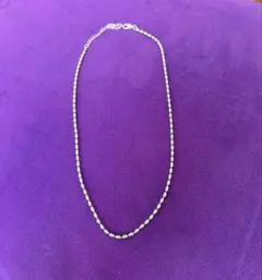 ☆シルバーカラー チェーンネックレス☆シンプル