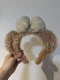 ディズニー シェリーメイ　耳付きカチューシャ ベージュ