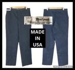★USA製★ WearGuard ネイビー ワークパンツw36
