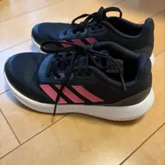 6/15まで♡adidas スニーカー Cloudfoam 黒 ピンク 20.5