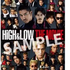 B2ポスター HiGH&LOW THE MOVIE メインキャスト