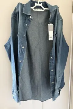 GU デニム長袖シャツ Sサイズ