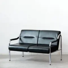 コクヨ■レトロヴィンテージ■ベンチソファ■2シーターベンチ■黒■150cm幅 コクヨ□レトロヴィンテージ□ベンチソファ□2シーターベンチ□黒