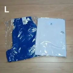 新品未開封品】エゴザル バスパン 青 Tシャツ 白 上下セット XL - メルカリ