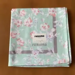 renoma PARIS ハンカチ 綿100% 日本製 花柄　お弁当包みにものサムネイル