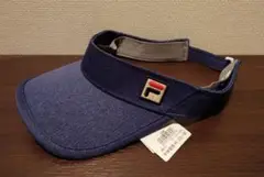 【定価4730円】新品　FILA ネイビー サンバイザー