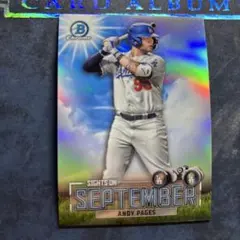 Andy Pages topps 2023 bowman Chrome RC