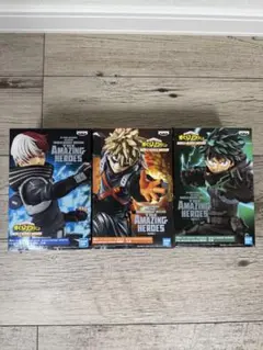 僕のヒーローアカデミア THE AMAZING HEROES フィギュア 3種