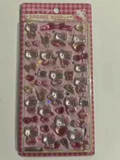 ピンク　キティ　ボンボンドロップシール　正規品