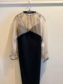 AMERI MEDI BACK OPEN COTTON DRESS M セージ - メルカリ