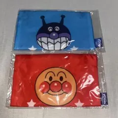 アンパンマン バイキンマン 巾着ポーチ 2個セット
