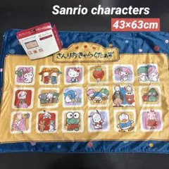 サンリオキャラクターズ　枕カバー　レトロ柄　43×63cm  ネイビー