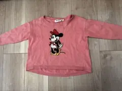 ベビー服　キッズ服　100サイズ　ミニー　ディズニー　セーター　上着　ピンク