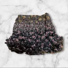 花柄 ミニスカート