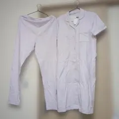 マタニティ パジャマ 前開き 綿100% 桃色　ピンク　M　授乳口　ワンピース