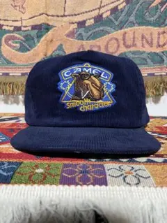 90s CAMEL キャメル コーデュロイ キャップ 刺繍