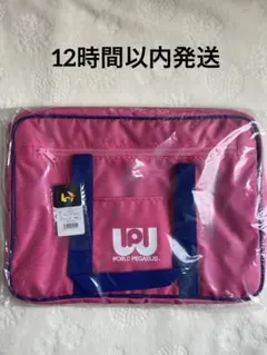 新品 ワールドペガサス 旧ワッペ ピンク スクールバッグ スクバ マルミ