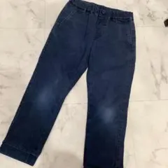 UNIQLO キッズ(ユニセックス) カジュアルパンツ 110 ネイビー 無地