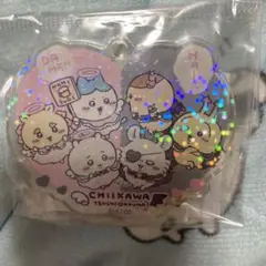 ちいかわ　てんし&あくま　アクスタにもなるホログラムアクリルキーホルダー　ハート