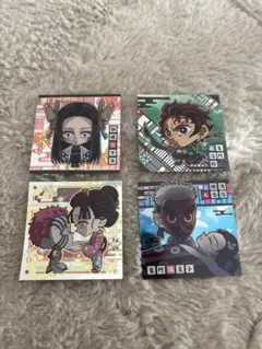 鬼滅の刃 キャラクターステッカー 4枚セット