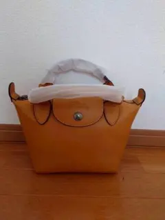 美品 ロンシャン ルプリアージュキュイール XS バッグ