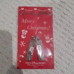 東京ディズニー　クリスマス　ペアキーチェーン