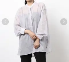 美品　ルノンキュール　タイダイ柄　シアーシャツ　ブラウス　GUのサムネイル