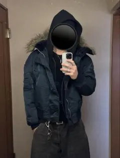 ALPHA INDUSTRIES アメリカ製 N2-B フライトジャケット M