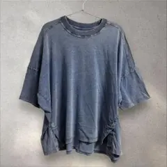PASSIONE デニムライク変形Tシャツ コットン カットソー パシオーネのサムネイル