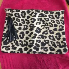 クラッチバッグ ヒョウ柄 未使用品