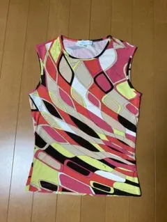 Emilio Pucci タンクトップ ノースリーブ イタリア ヴィンテージ