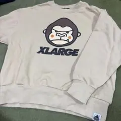 XLARGE ゴリラデザイン トレーナー ベージュ