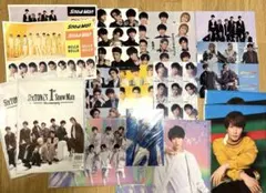 SnowMan 渡辺翔太　缶バッチ　ステッカー　ファイル　写真　まとめ売り