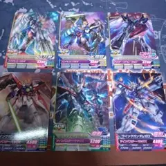 ガンダムトライエイジ　ウィングガンダム系セット6枚