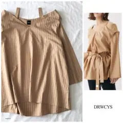 DRWCYS ドロシーズ ジャガードストライプ オフショルダー ブラウス Sのサムネイル
