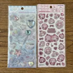 【正規品】サンリオ　キラキララインストーンシール　キャンディグリッターステッカー